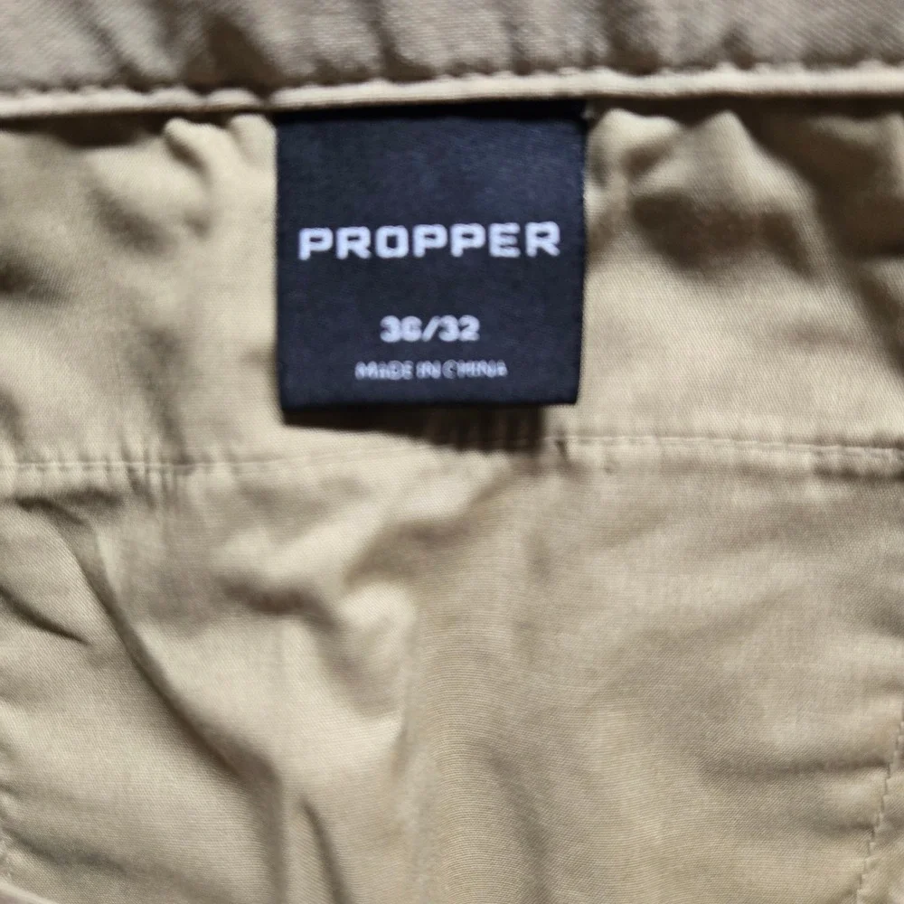 Propper STL II Tactical Pants 36x32 Khaki NWT Stretch Nylon‎ Discontinued F52551